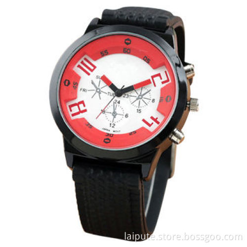 2013 Newest Wristwatch with Silicone Strap and Alloy CaseNew
